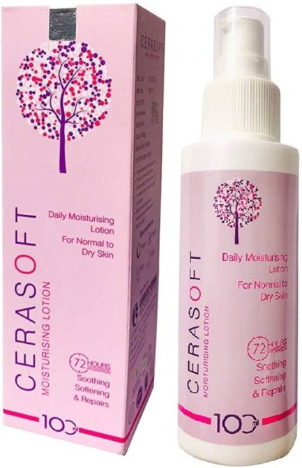 Cerasoft Moisturising Lotion – 100ml | Lightweight Daily Hydration for Normal to Dry Skin | Soothing & Barrier Repair | Non-Greasy Body Lotion
