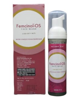Femcinol OS Foaming Face Wash for Oily Skin | Deep Cleansing with Unique Foam Dispenser | Gentle Acne Control | 70ml