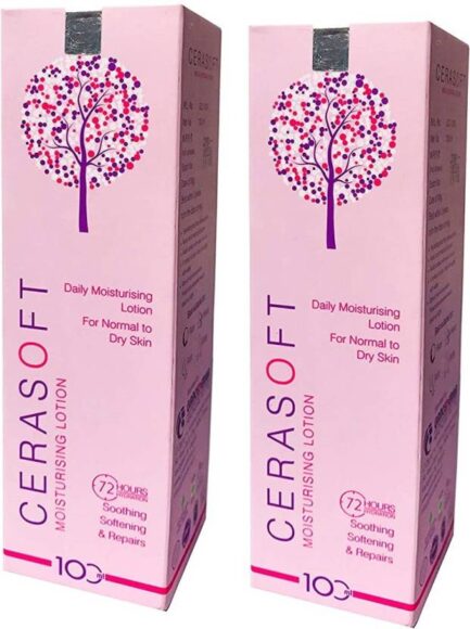Cerasoft Moisturising Lotion – 100ml (Pack of 2) | Daily Hydration for Normal to Dry Skin | Non-Greasy, Fragrance-Free Body Lotion | Soothing & Skin Barrier Repair - Image 5