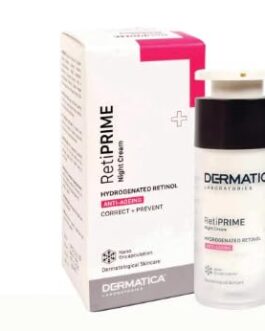 Dermatica Retiprime Night Cream | Anti-Ageing Night Repair with Encapsulated Retinol & Bakuchiol | Dermatologist Recommended | 30ml