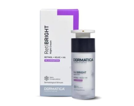 Dermatica GL Complex AHA Night Cream | With Glycolic Acid & Lactic Acid | Exfoliates, Renews & Brightens Skin | Dermatologist Recommended | 30ml - Image 2