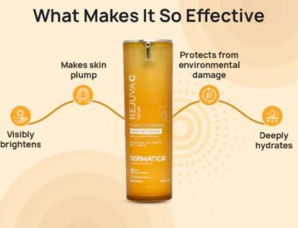 Dermatica Rejuva C Vitamin C Serum – 30ml | Glow Activator | Brightening & Hydrating Face Serum | Reduces Pigmentation & Evens Skin Tone - Image 4