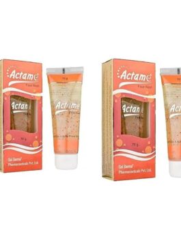 Actame Face Wash 70gm (R) Pack of 2 | Deep Cleansing & Oil Control | Refreshes and Purifies Skin | Suitable for Acne-Prone and Oily Skin