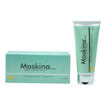 Moskina Moisturizer Cream | Intensive Hydration for Dry & Sensitive Skin | Non-Greasy, Daily Use | 100gm - Image 3