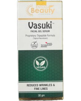 Vasuki Facial Gel Serum – 30ml | Vegan Anti-Aging Serum with Tripeptide Technology | Reduces Wrinkles & Fine Lines | Plant-Based Skincare for Youthful, Firm Skin