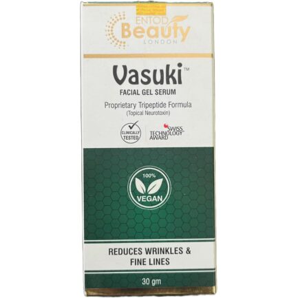 Vasuki Facial Gel Serum – 30ml | Vegan Anti-Aging Serum with Tripeptide Technology | Reduces Wrinkles & Fine Lines | Plant-Based Skincare for Youthful, Firm Skin