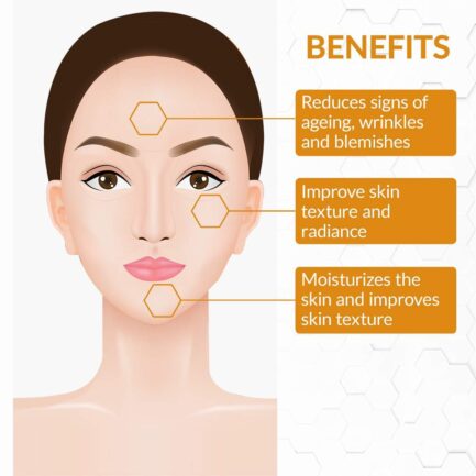 G A H A  Face Serum Anti-Aging – 25ml | With Powerful Antioxidants | Reduces Fine Lines & Wrinkles | Brightens & Revitalizes Skin - Image 3