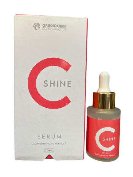 C-Shine Face Serum with Vitamin C – For Spotless, Glowing Skin & Even Tone – 30ml | All Skin Types | Daily Brightening & Hydrating Face Serum
