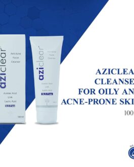 Anti-Acne Facial Cleanser 100ml | With Azelaic Acid, LHA & Lactic Acid | Deep Cleansing & Oil Control | For Oily and Acne-Prone Skin
