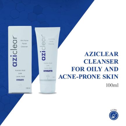 Anti-Acne Facial Cleanser 100ml | With Azelaic Acid, LHA & Lactic Acid | Deep Cleansing & Oil Control | For Oily and Acne-Prone Skin - Image 2