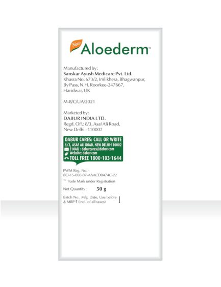 Aloederm Skin Cream | Cold-Processed Aloe Vera | Dry Skin Treatment & Anti-Aging Moisturizer | 50g - Image 7