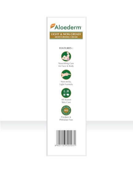 Aloederm Skin Cream | Cold-Processed Aloe Vera | Dry Skin Treatment & Anti-Aging Moisturizer | 50g - Image 3