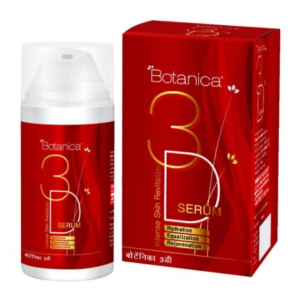 Botanica 3D Face Serum – Intense Revitalizer with Niacinamide & Glycerine | Reduces Dryness, Pigmentation & Fine Lines | Hydrating & Rejuvenating Serum – 30ml