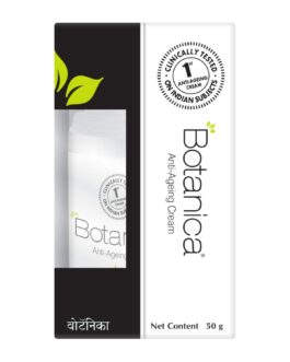 Botanica Anti-Ageing Cream – 50g | Controls Wrinkles & Fine Lines | Non-Comedogenic & Lightweight | Hydrating & Firming Formula for Youthful Skin