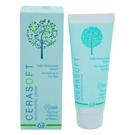 Cerasoft Moisturising Cream – 60g (Pack of 2) | Deep Hydration | Ceramide & Glycerin | For Dry, Sensitive & Itchy Skin - Image 2