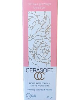 Cerasoft OC Moisturiser Cream – 60g | Lightweight Oil-Control Moisturizer | Non-Greasy & Hydrating | For Oily to Combination Skin