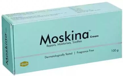 Moskina Moisturizer Cream | Intensive Hydration for Dry & Sensitive Skin | Non-Greasy, Daily Use | 100gm - Image 6