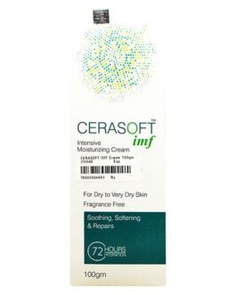 Cerasoft IMF Intensive Moisturising Cream – 100g | For Dry to Very Dry Skin | Fragrance-Free | Ceramide & Glycerin Formula | Soothing & Repairing