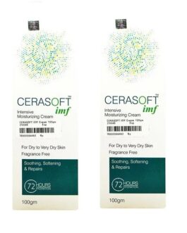 Cerasoft IMF Intensive Moisturising Cream – 100g (Pack of 2) | For Dry to Very Dry Skin | Fragrance-Free | Deep Hydration & Skin Barrier Repair