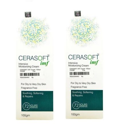 Cerasoft IMF Intensive Moisturising Cream – 100g (Pack of 2) | For Dry to Very Dry Skin | Fragrance-Free | Deep Hydration & Skin Barrier Repair