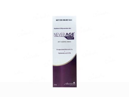 NeverAge Night Anti-Aging Cream – 30gm | Reduces Wrinkles, Fine Lines & Age Spots | Deep Nourishment & Skin Repair | For Youthful, Firm Skin - Image 2