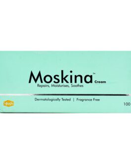 Moskina Moisturizer Cream | Intensive Hydration for Dry & Sensitive Skin | Non-Greasy, Daily Use | 100gm
