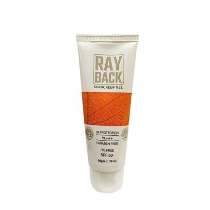 RayBack Sunscreen Gel SPF 50+ | With IR Protection | Broad-Spectrum UVA/UVB Shield | Oil-Free, Paraben-Free | For All Skin Types | 50gm - Image 4