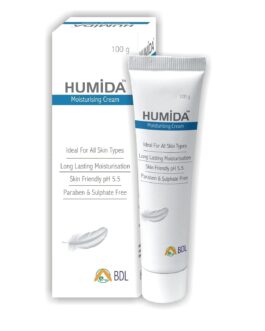 HUMIDA Moisturizing Cream | Deep Hydration for Dry & Sensitive Skin | Non-Greasy, Dermatologist Recommended | 100g Pack of 2