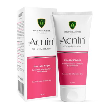 Acnin Ceramide Oil-Free Moisturizer with SPF | For Oily, Acne-Prone & Sensitive Skin | Lightweight, Non-Comedogenic Hydration | 100ml