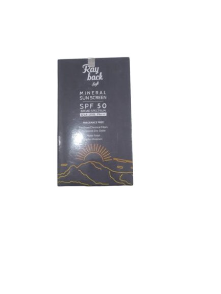 Ray Back Soft Mineral Sunscreen SPF 50 | Broad Spectrum UVA/UVB Protection | PA+++ | Non-Comedogenic & Fragrance-Free | For Sensitive & All Skin Types | 50g - Image 3